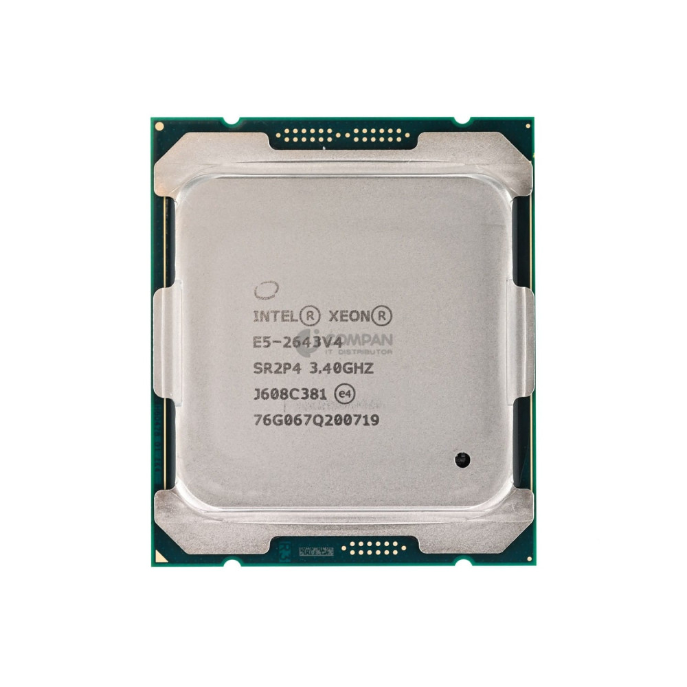 SR2P4 INTEL XEON E5-2643 V4 3.40GHZ 6 CORE 20MB L3 CACHE 135W LGA2011-3